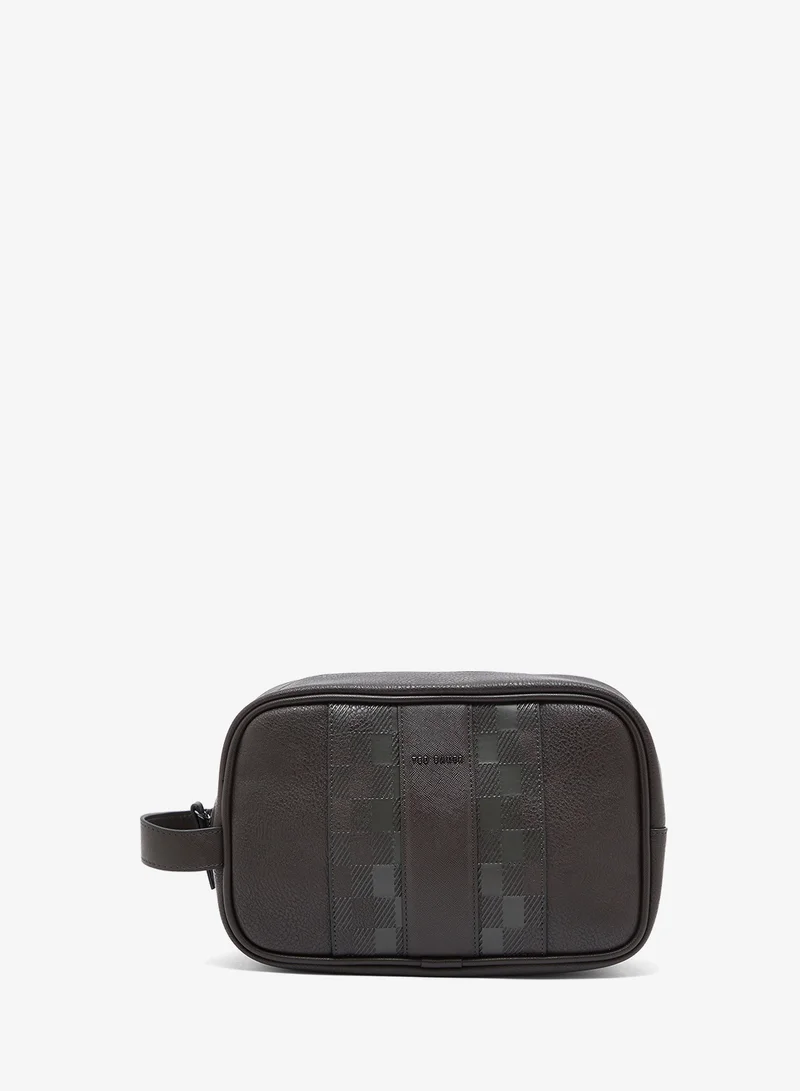 Ted Baker House Check PU Washbag